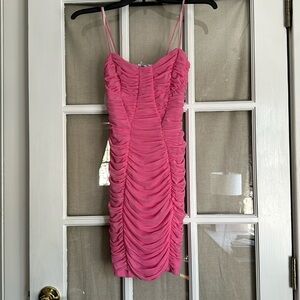 Princess Polly Hot Pink Mini Dress